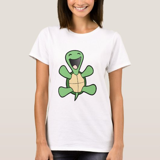 Happy Turtle T-shirt (Voorkant)