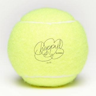 HAPPY uit vrije wil-Bold CloudS-Op maat gemaakte n Tennisballen