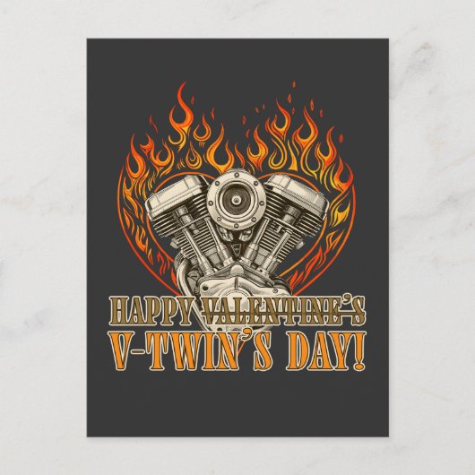 Happy V-Twin’s Day for Chopper Lovers Feestdagenkaart (Voorkant)