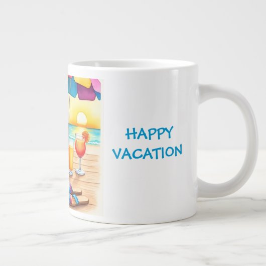 Happy Vacation Specialty Mug (Droite)