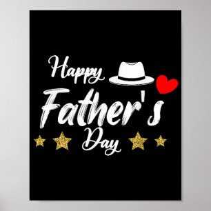 Happy Vaderdag 2025 Tshirt voor Heren Papa Opa Poster