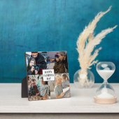 Happy Vaderdag 4 Foto Collage gepersonaliseerd P Fotoplaat (Insitu)