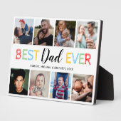 Happy Vaderdag 8 Photo Collage Fotoplaat (Zijkant)