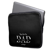 Happy Vaderdag Aangepaste Elektronicatas Laptop Sleeve (Voorkant Links)