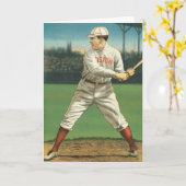 Happy Vaderdag  Baseball Sports Kaart (Gele Bloem)