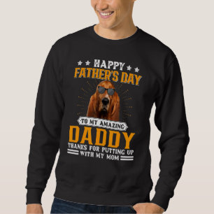 Happy Vaderdag Basset Hound Dog Dad Voor Mannen Trui