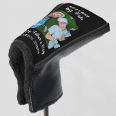 Happy Vaderdag Best Dad by Par Custom Photo Golfheadcover (3/4 voorkant)