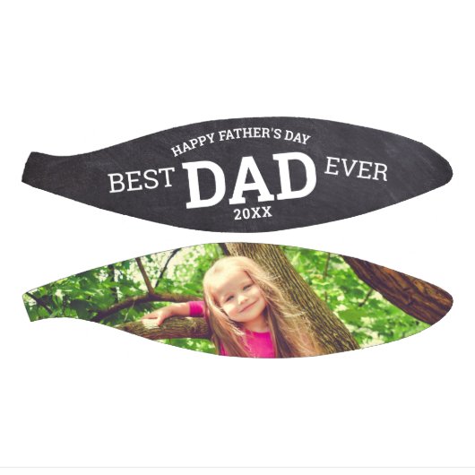 Happy Vaderdag Best Pap Ever Custom Foto Basketbal (Panelen)