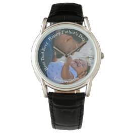 Happy Vaderdag Beste vader ooit Aangepaste fototek Horloge
