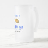 Happy Vaderdag Beste vader ooit grappny Taco Matglas Bierpul (Voorkant rechts)