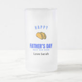 Happy Vaderdag Beste vader ooit grappny Taco Matglas Bierpul (Center)