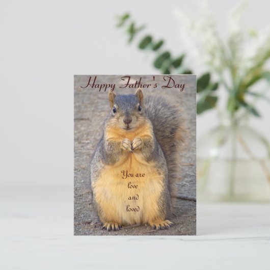 Happy Vaderdag_ Briefkaart (Staand voorkant)