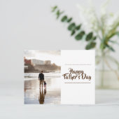 Happy Vaderdag Briefkaart (Staand voorkant)