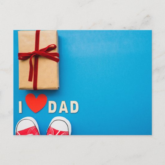 Happy Vaderdag Briefkaart (Voorkant)