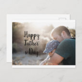 Happy vaderdag briefkaart (Voorkant / Achterkant)