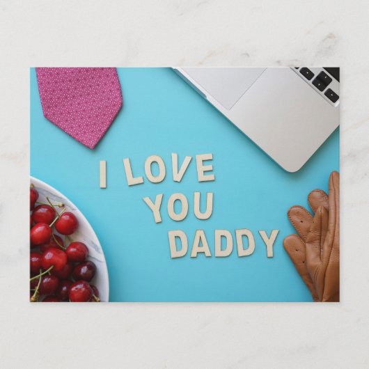 Happy Vaderdag Briefkaart (Voorkant)