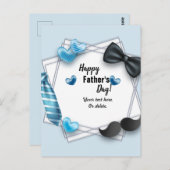 Happy Vaderdag Briefkaart (Voorkant / Achterkant)