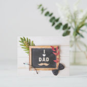 Happy Vaderdag Briefkaart (Staand voorkant)