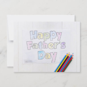 Happy Vaderdag Briefkaart