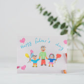 Happy Vaderdag Briefkaart (Staand voorkant)