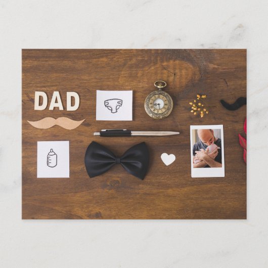 Happy Vaderdag Briefkaart (Voorkant)