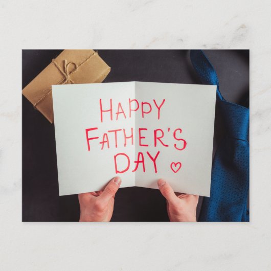 Happy Vaderdag Briefkaart (Voorkant)