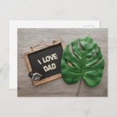 Happy Vaderdag Briefkaart (Voorkant / Achterkant)