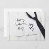 Happy Vaderdag Briefkaart (Voorkant / Achterkant)