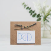 Happy Vaderdag Briefkaart (Staand voorkant)