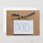 Happy Vaderdag Briefkaart (Voorkant / Achterkant)