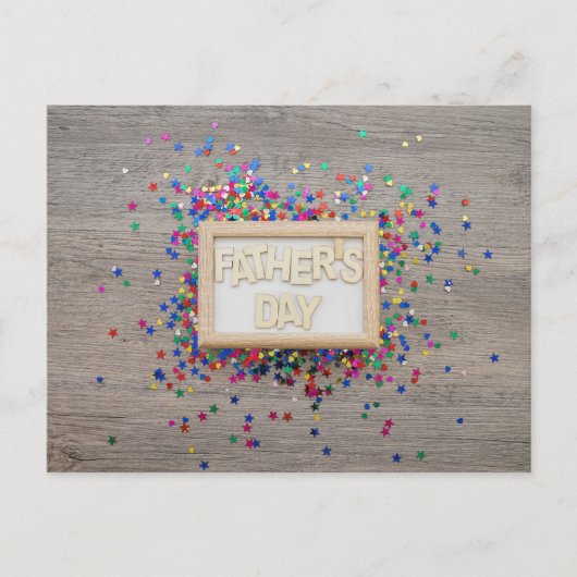 Happy Vaderdag Briefkaart (Voorkant)