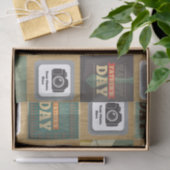 Happy Vaderdag Briefkaart Tissuepapier (Geschenk)