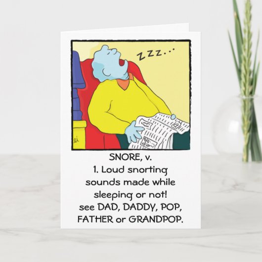 Happy Vaderdag Card Kaart (Voorkant)