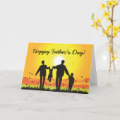 Happy Vaderdag Card Kaart (Gele Bloem)