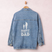 Happy Vaderdag Dad Beste vader ooit vaderschap Denim Jacket (Hangar)
