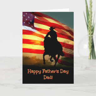 Happy Vaderdag Dad Kaart, Cowboy Country Kaarten
