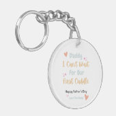 Happy Vaderdag Daddy wordt Sleutelhanger (Voorkant Links)