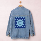 Happy Vaderdag Denim jas (Navy & Soft Blue) Jacket (Hangar)
