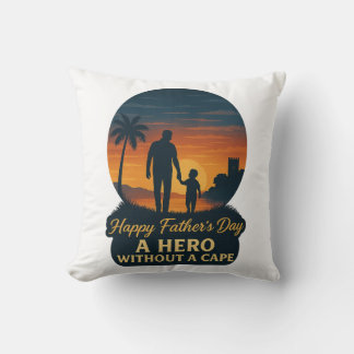 Happy Vaderdag: een held zonder cape Kussen