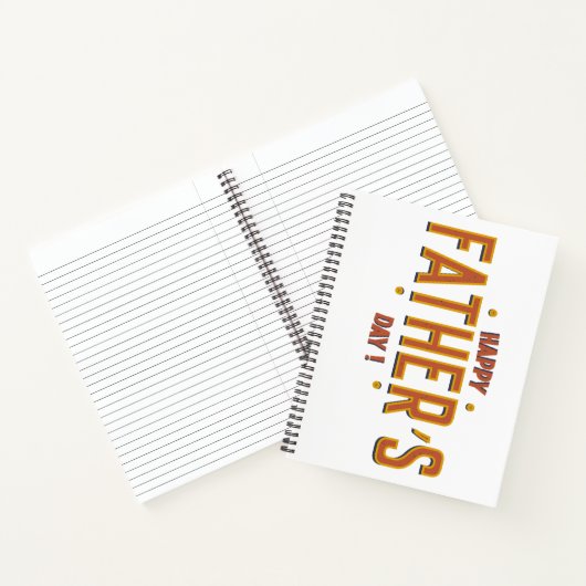 Happy Vaderdag – Een oprecht geschenk voor de were Notitieboek (Binnen)