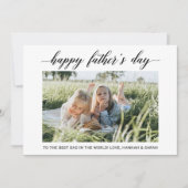 Happy Vaderdag-fotokaart (Voorkant)
