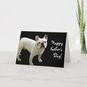 Happy Vaderdag Franse Bulldog wenskaart Kaart