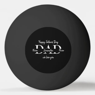 Happy Vaderdag Gift met de namen van Kinderen - Pingpongballen