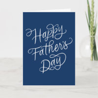 Happy Vaderdag Handlettering - Aangepaste kleur