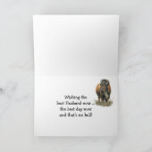 Happy Vaderdag Husband Buffalo Bison Kaart (Binnen)