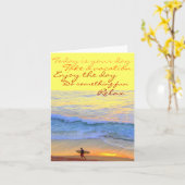 Happy Vaderdag Kaart (Gele Bloem)