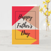 Happy Vaderdag Kaart (Gele Bloem)