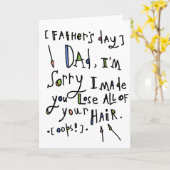 Happy Vaderdag Kaart (Gele Bloem)