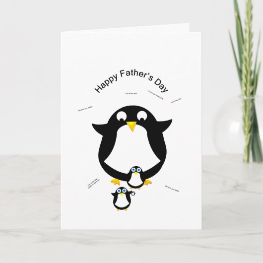 Happy Vaderdag - kaart (Voorkant)
