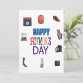 Happy Vaderdag Kaart (Staand voorkant)